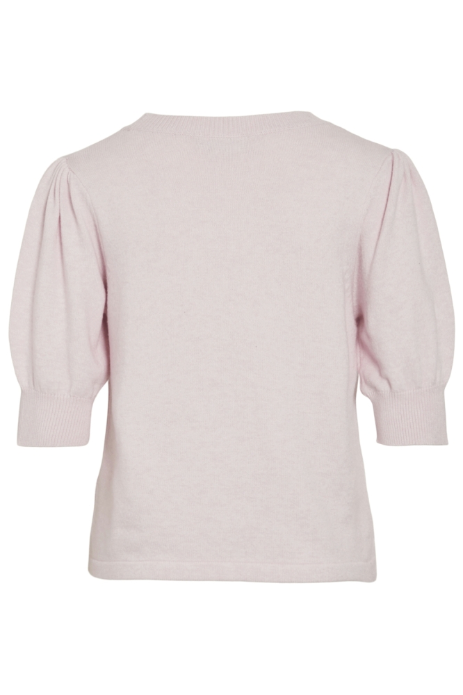Vila roze dames t-shirt | Achteraanzicht