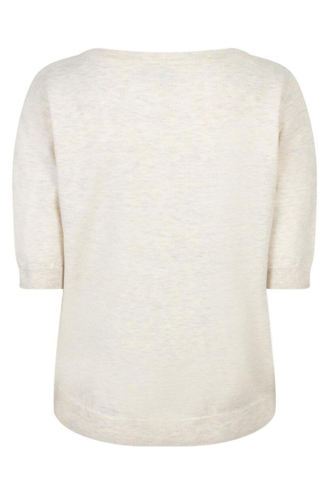 Red Button beige dames t-shirt | Achteraanzicht