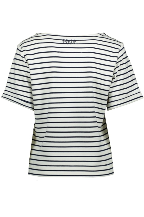 Red Button witte dames t-shirt | Achteraanzicht