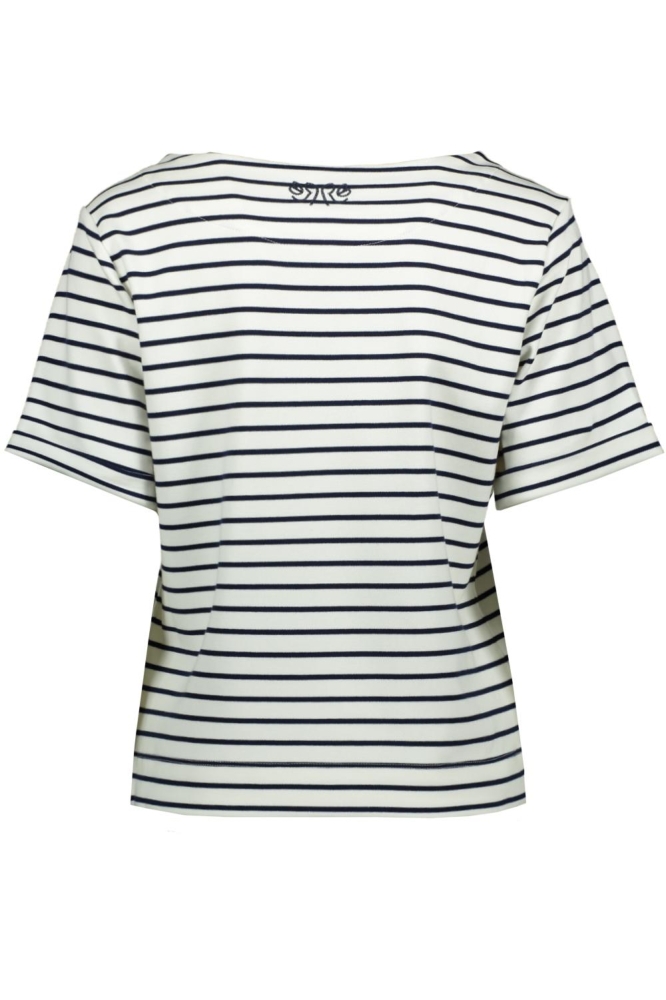Red Button witte dames t-shirt | Achteraanzicht