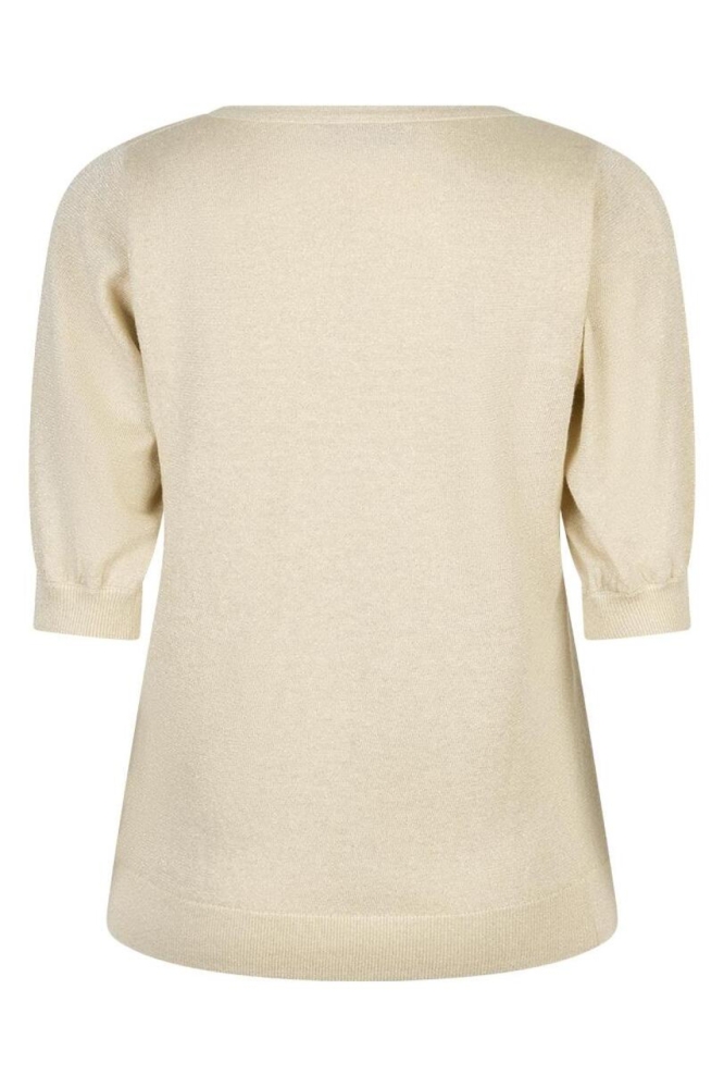 Red Button beige dames t-shirt | Achteraanzicht