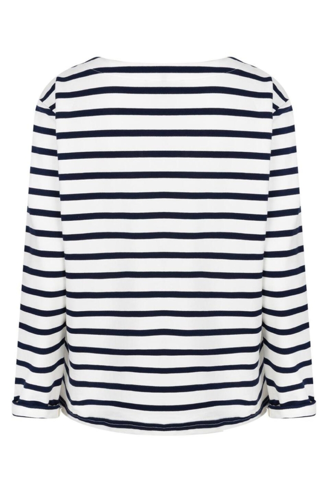 Red Button blauwe dames t-shirt | Achteraanzicht