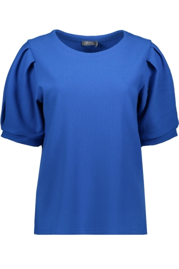 Geisha Trui SWEATER MET STRUCTUUR 62028 21 Cobalt