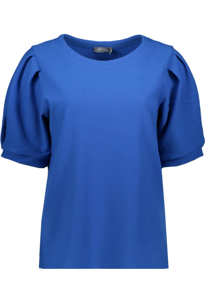 Geisha blauwe dames sweater | Vooraanzicht