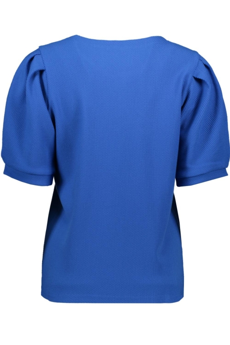 Geisha blauwe dames sweater | Achteraanzicht