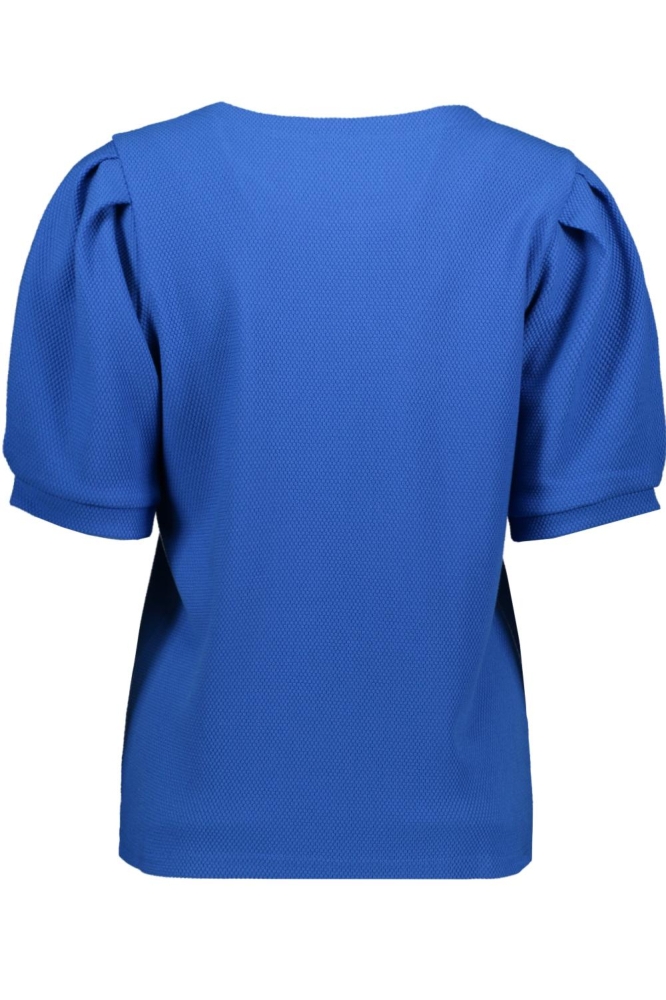 Geisha blauwe dames sweater | Achteraanzicht