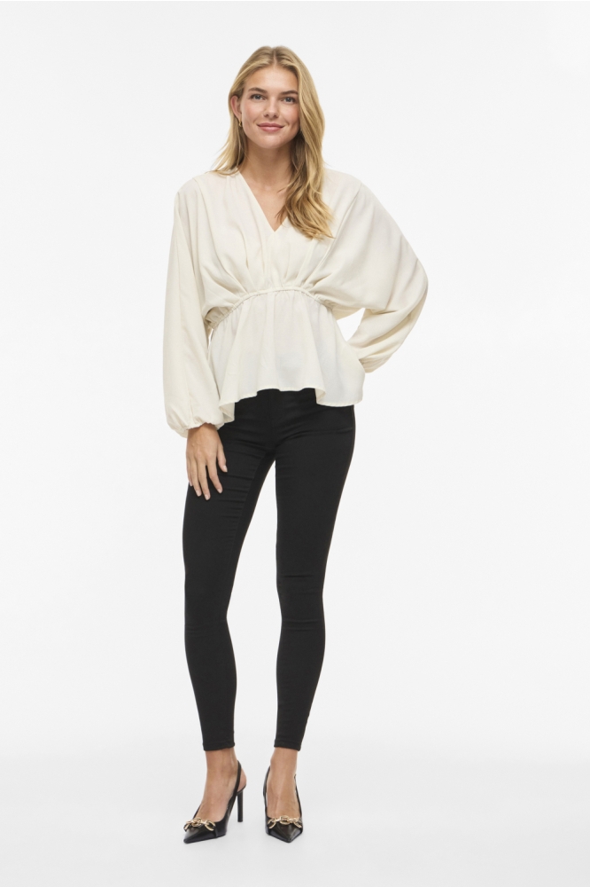 Vila beige dames blouse | Model