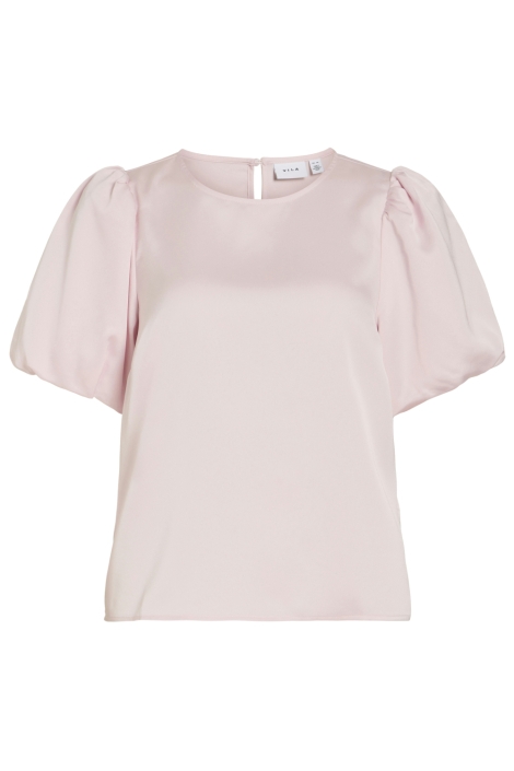 Vila roze dames t-shirt | Vooraanzicht