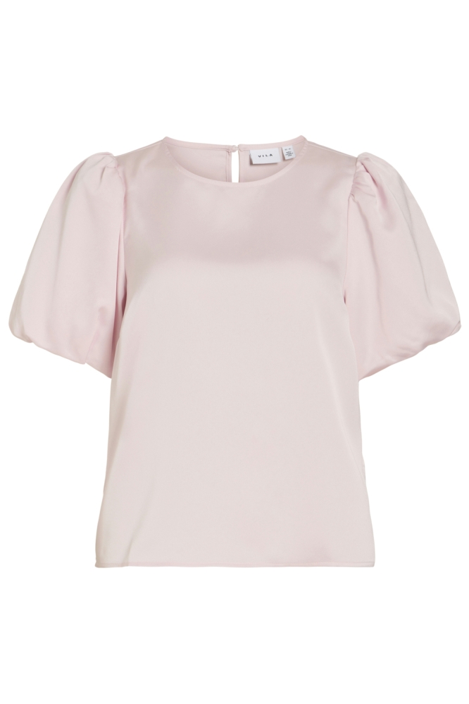 Vila roze dames t-shirt | Vooraanzicht