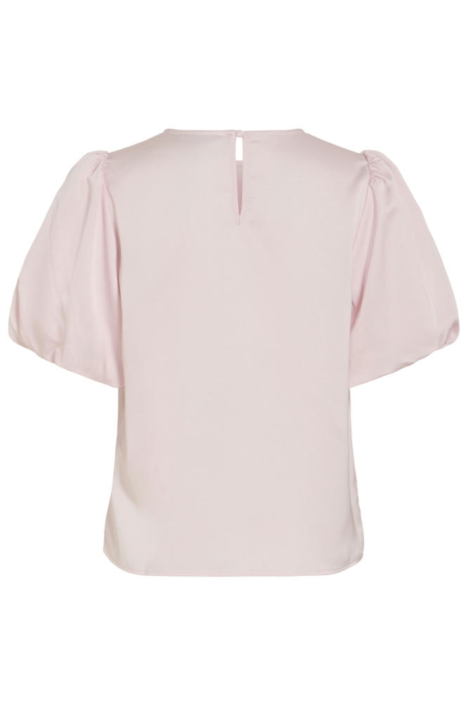 Vila roze dames t-shirt | Achteraanzicht