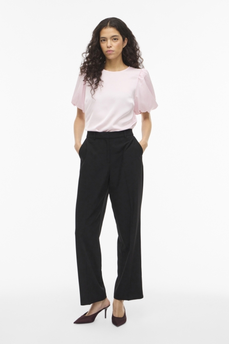 Vila roze dames t-shirt | Model