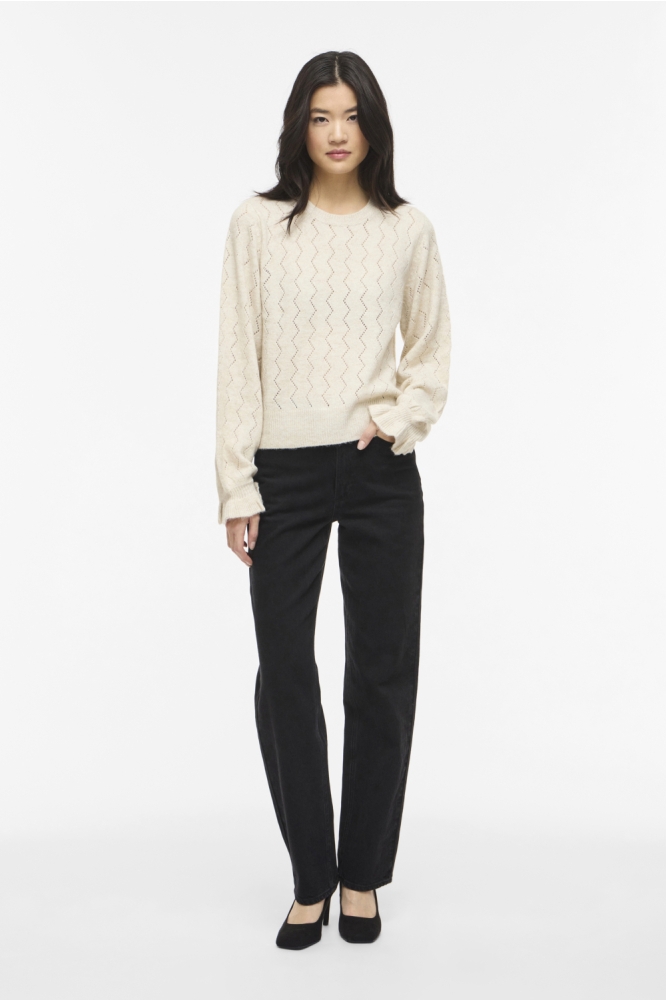Vila beige dames trui | Model