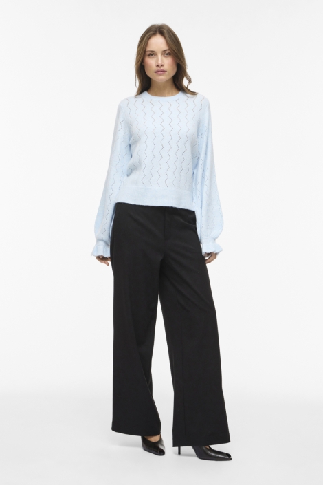 Vila blauwe dames trui | Model