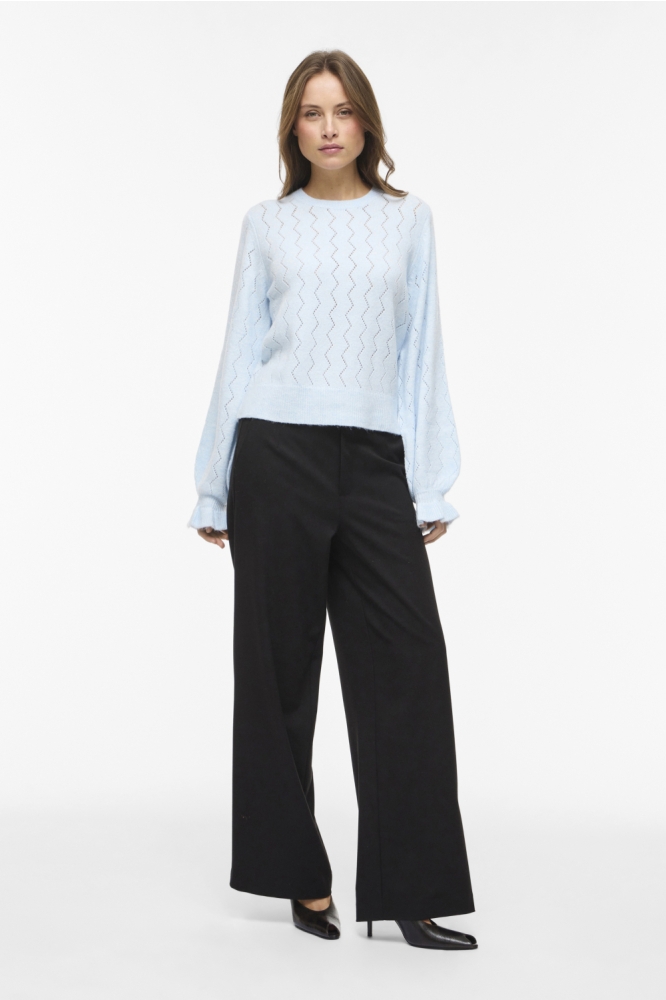 Vila blauwe dames trui | Model