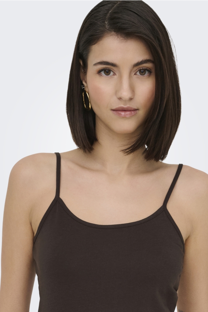 Jacqueline de Yong bruine dames top | Close up