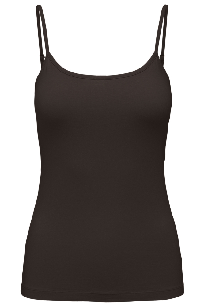 Jacqueline de Yong bruine dames top | Vooraanzicht