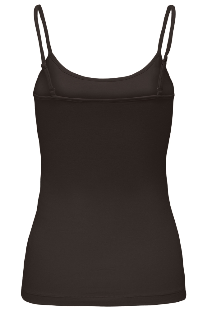Jacqueline de Yong bruine dames top | Achteraanzicht
