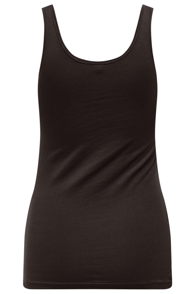 Jacqueline de Yong bruine dames top | Vooraanzicht