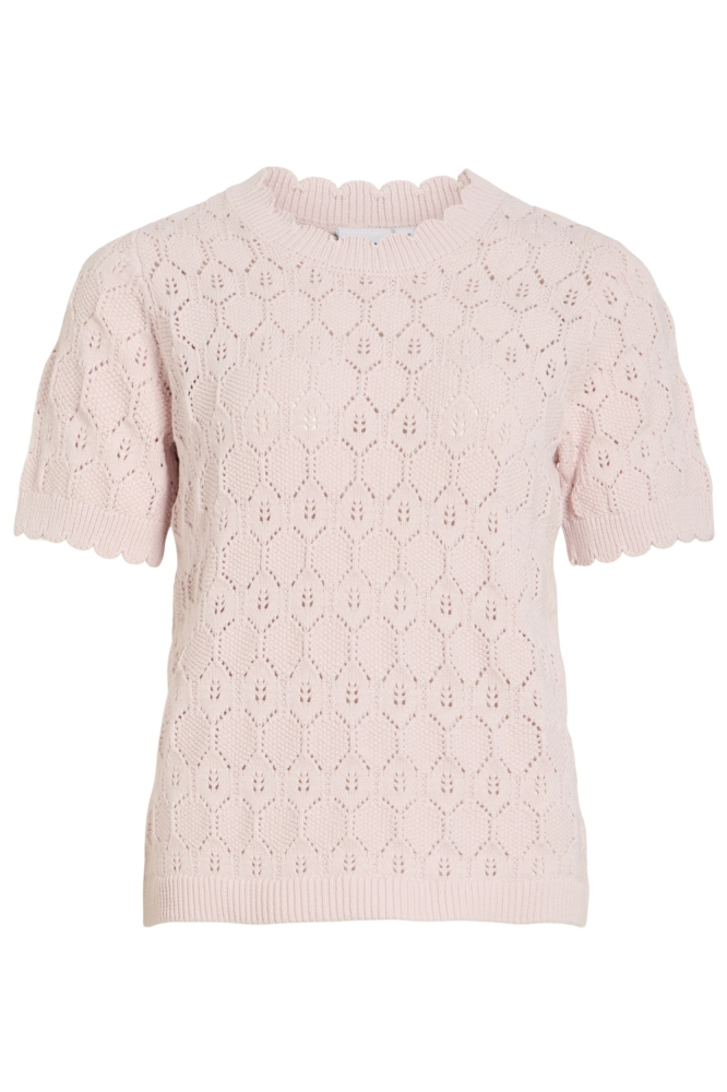 Vila roze dames t-shirt | Vooraanzicht