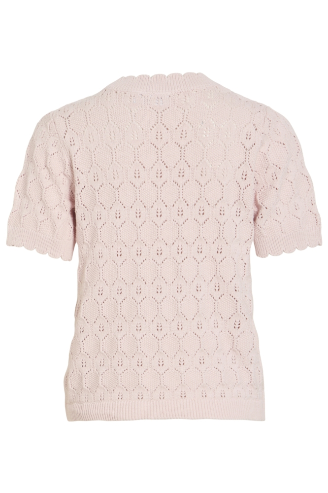 Vila roze dames t-shirt | Achteraanzicht