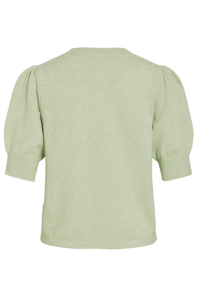 Vila groene dames t-shirt | Achteraanzicht