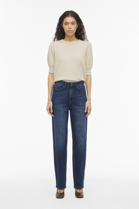 Vila beige dames t-shirt | Model