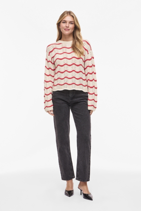 Vila beige dames trui | Model