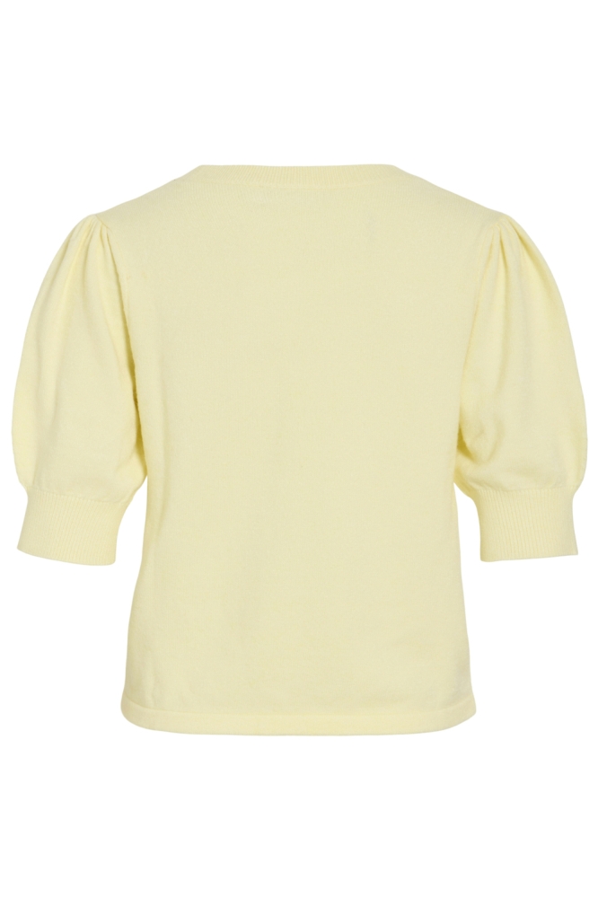 Vila gele dames trui | Achteraanzicht