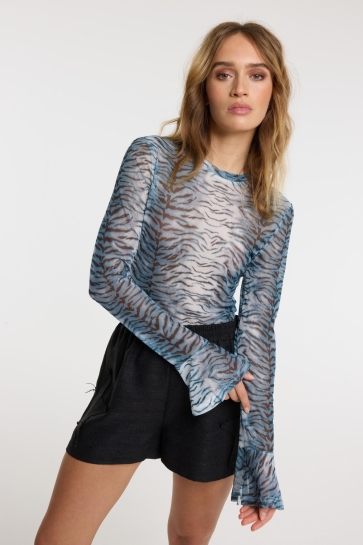 Refined Department Top VOLEA TOP R2602819914 855 TIGER
