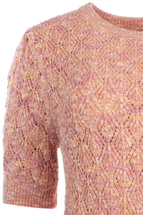 NED oranje dames t-shirt | Close up