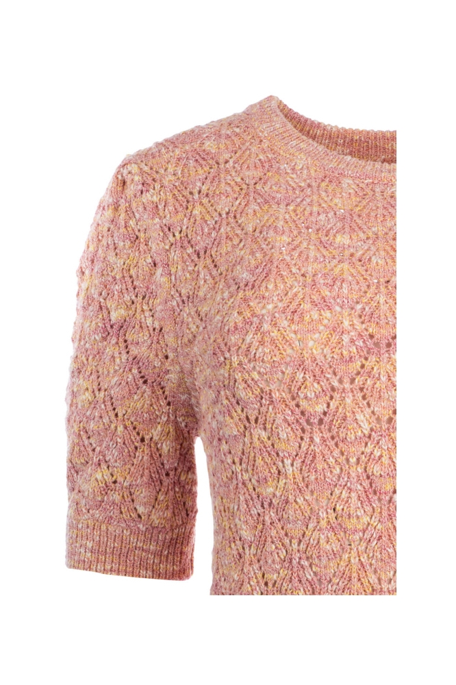 NED oranje dames t-shirt | Close up