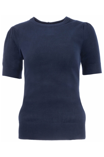 NED T-shirt QUINTY 1 2 SS 26S1 U106 28 303 marine