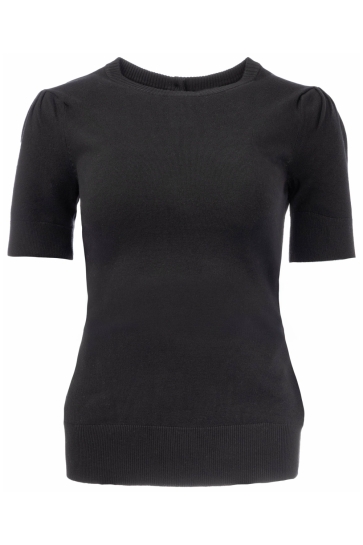 NED quinty 1/2 ss Zwart