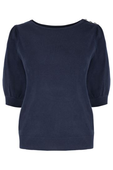 NED dhalia 1/2 ss Blauw