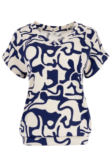 NED T-shirt MANA SS MARINE ORGANIC 26S2 BS097 01 303 marine