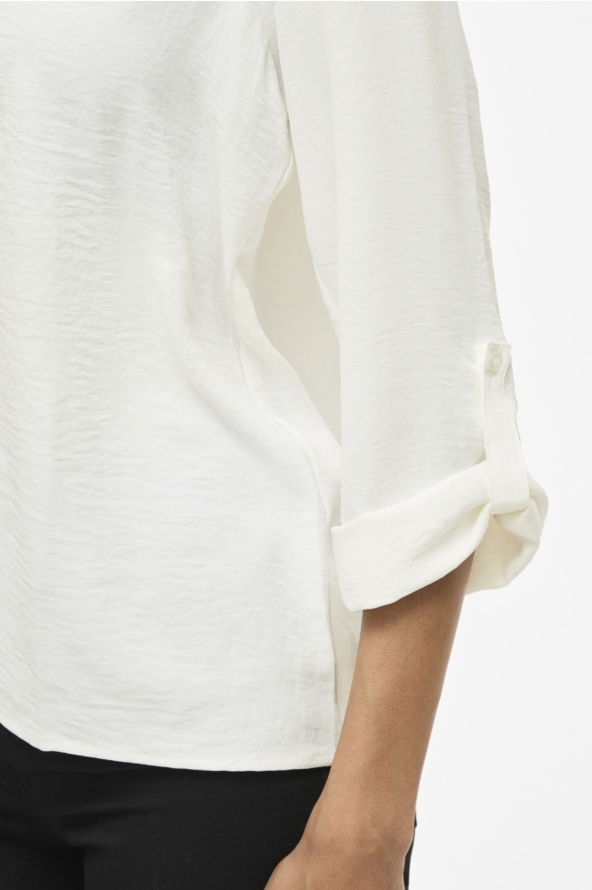 Vila witte dames blouse | Close up