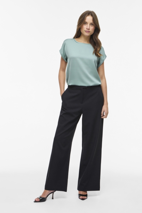 Vila groene dames t-shirt | Model