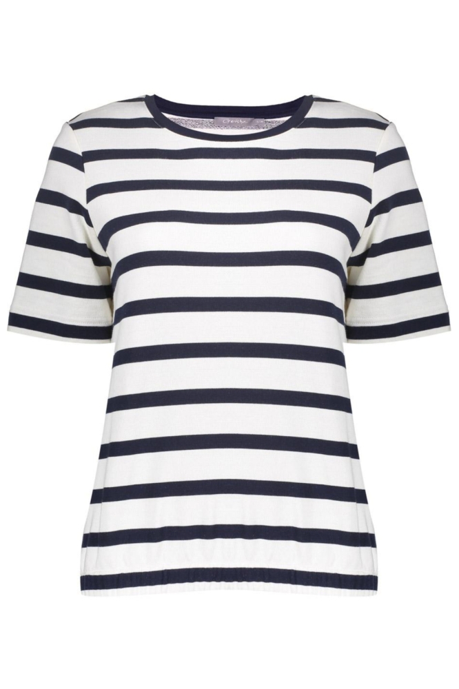 Geisha ecru dames t-shirt | Vooraanzicht