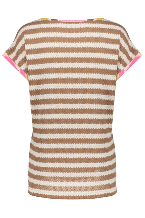 Geisha multi color dames t-shirt | Achteraanzicht