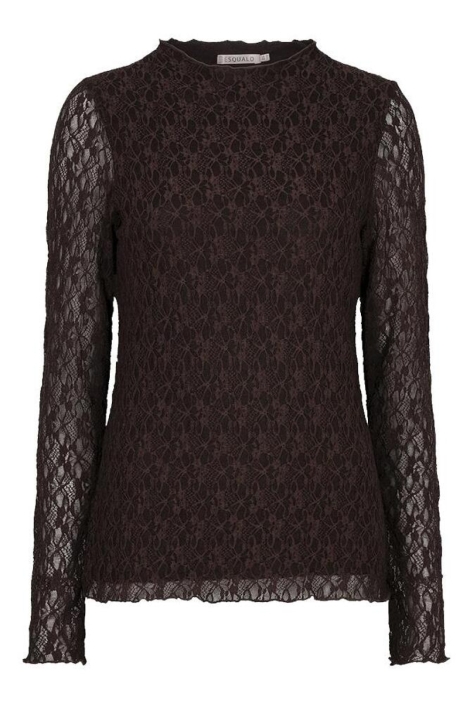 EsQualo bruine dames top | Vooraanzicht