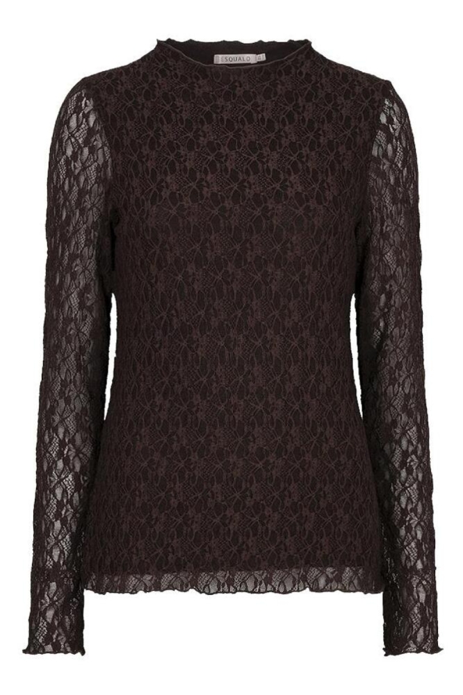 EsQualo bruine dames top | Vooraanzicht