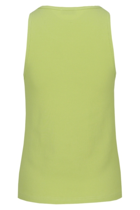 Fluresk grijze dames top | Achteraanzicht