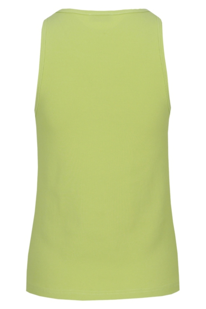 Fluresk grijze dames top | Achteraanzicht