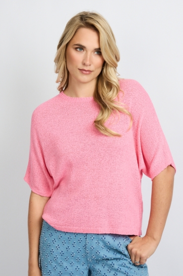 Fluresk niala knitting top Roze