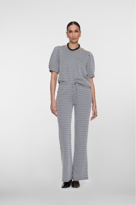 Geisha blauwe dames t-shirt | Model