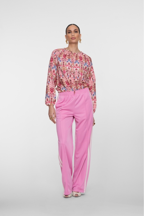 Geisha roze dames blouse | Model