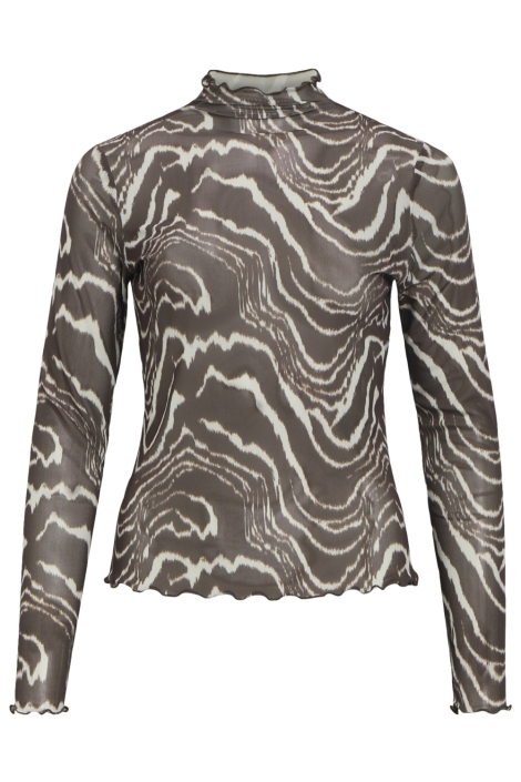 Object bruine dames top | Vooraanzicht