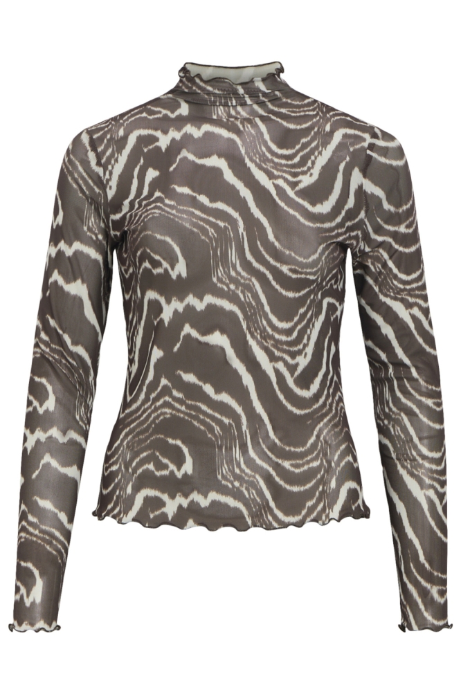 Object bruine dames top | Vooraanzicht