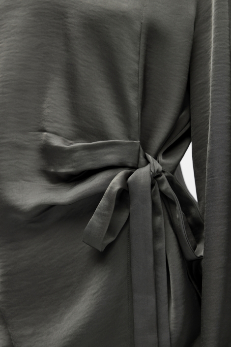 Object grijze dames blouse | Kleurstaal