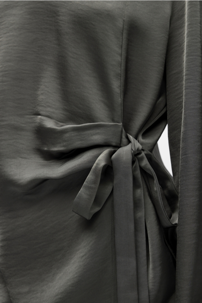 Object grijze dames blouse | Kleurstaal